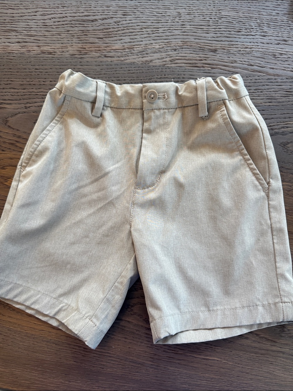 Vineyard Vines Beige Performance Toddler Shorts